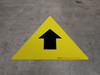 Up Arrow Triangle - Floor Sign Up Arrow Triangle - Floor Sign