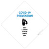 Covid 19 Prevention: Wet Lather Scrub Rinse Dry - Placard Sign Covid 19 Prevention: Wet Lather Scrub Rinse Dry - Placard Sign