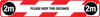 Please Keep This Distance - 2M- Social Distancing Strip