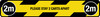 Please Stay 2 Carts Apart - 2M- Social Distancing Strip Please Stay 2 Carts Apart - 2M- Social Distancing Strip