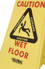 Global Industrial Wet Floor Sign – 2 Sided Multi-Lingual