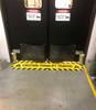 Caution: Forklift Traffic - Door Swing Floor Sign Caution: Forklift Traffic - Door Swing Floor Sign