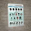 Safety Advice and Tips Coronavirus Multi-sign - Wall Sign