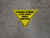 Please Stand 6 Feet Apart While Waiting Yield Please Stand 6 Feet Apart While Waiting Yield