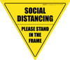 Social Distancing Please Stand In The Frame Yield