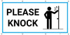 Please Knock with Icon - Banner Please Knock with Icon - Banner