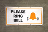 Please Ring Bell with Icon - Banner Please Ring Bell with Icon - Banner