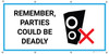 Remember Parties Could Be Deadly with Icon - Banner