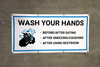 Wash Your Hands with Icon - Banner Wash Your Hands with Icon - Banner