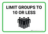 Limit Groups To 10 Or Less with Icon Landscape - Wall Sign