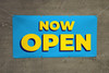 Now Open Blue Yellow - Banner Now Open Blue Yellow - Banner