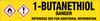1-Butanethiol [CAS# 109-79-5] - GHS Pipe Marking Label