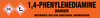 1,4-Phenylenediamine [CAS# 106-50-3] - GHS Pipe Marking Label