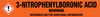 3-Nitrophenylboronic Acid [CAS# 13331-27-6] - GHS Pipe Marking Label