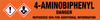 4-Aminobiphenyl [CAS# 92-67-1] - GHS Pipe Marking Label
