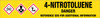 4-Nitrotoluene [CAS# 99-99-0] - GHS Pipe Marking Label