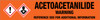 Acetoacetanilide [CAS# 102-01-2] - GHS Pipe Marking Label
