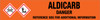 Aldicarb [CAS# 116-06-3] - GHS Pipe Marking Label