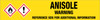 Anisole [CAS# 100-66-3] - GHS Pipe Marking Label