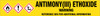 Antimony(III) Ethoxide [CAS# 10433-06-4] - GHS Pipe Marking Label