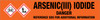 Arsenic(III) Iodide [CAS# 7784-45-4] - GHS Pipe Marking Label