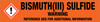 Bismuth(Iii) Sulfide [CAS# 1345-07-9] - GHS Pipe Marking Label