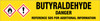 Butyraldehyde [CAS# 123-72-8] - GHS Pipe Marking Label