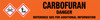 Carbofuran [CAS# 1563-66-2] - GHS Pipe Marking Label