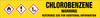 Chlorobenzene [CAS# 108-90-7] - GHS Pipe Marking Label