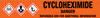 Cycloheximide [CAS# 66-81-9] - GHS Pipe Marking Label
