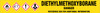 Diethylmethoxyborane [CAS# 7397-46-8] - GHS Pipe Marking Label
