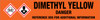 Dimethyl Yellow [CAS# 60-11-7] - GHS Pipe Marking Label