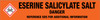 Eserine Salicylate Salt [CAS# 57-64-7] - GHS Pipe Marking Label
