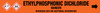 Ethylphosphonic Dichloride [CAS# 1066-50-8] - GHS Pipe Marking Label