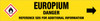 Europium [CAS# 7440-53-1] - GHS Pipe Marking Label