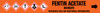 Fentin Acetate [CAS# 900-95-8] - GHS Pipe Marking Label