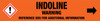 Indoline [CAS# 496-15-1] - GHS Pipe Marking Label