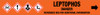 Leptophos [CAS# 21609-90-5] - GHS Pipe Marking Label