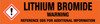 Lithium Bromide [CAS# 7550-35-8] - GHS Pipe Marking Label