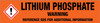 Lithium Phosphate [CAS# 10377-52-3] - GHS Pipe Marking Label