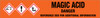 Magic Acid [CAS# 23854-38-8] - GHS Pipe Marking Label