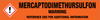 Mercaptodimethursulfon [CAS# 2179-25-1] - GHS Pipe Marking Label