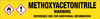 Methoxyacetonitrile [CAS# 1738-36-9] - GHS Pipe Marking Label