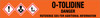 O-Tolidine [CAS# 119-93-7] - GHS Pipe Marking Label