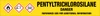 Pentyltrichlorosilane [CAS# 107-72-2] - GHS Pipe Marking Label