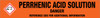 Perrhenic Acid Solution [CAS# 13768-11-1] - GHS Pipe Marking Label