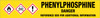 Phenylphosphine [CAS# 638-21-1] - GHS Pipe Marking Label