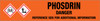 Phosdrin [CAS# 7786-34-7] - GHS Pipe Marking Label