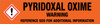 Pyridoxal Oxime [CAS# 708-08-7] - GHS Pipe Marking Label