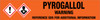 Pyrogallol [CAS# 87-66-1] - GHS Pipe Marking Label